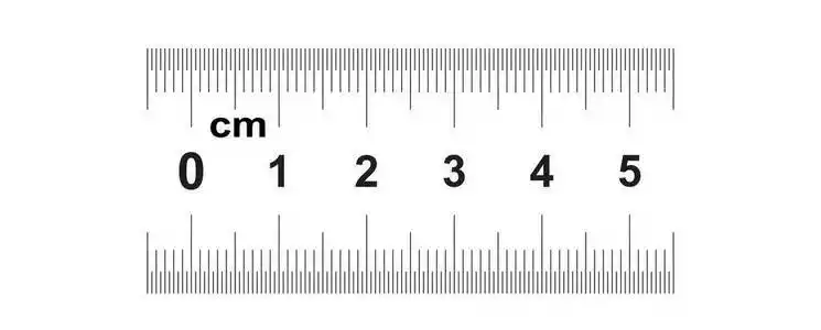 精确长度测量装置. 校准网格照片