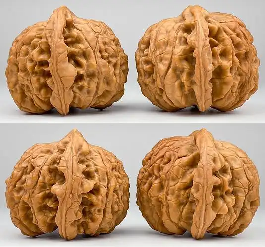 文玩核桃把玩件盘古玩四座楼白狮子头山核桃官帽把件盘玩a36243