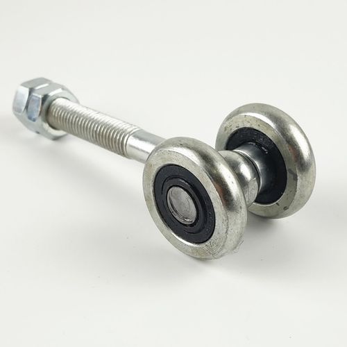 重型厂房移门滑轮吊轮滚轮可转弯90度弯轨吊滑轨道轮承重400kg 整条2