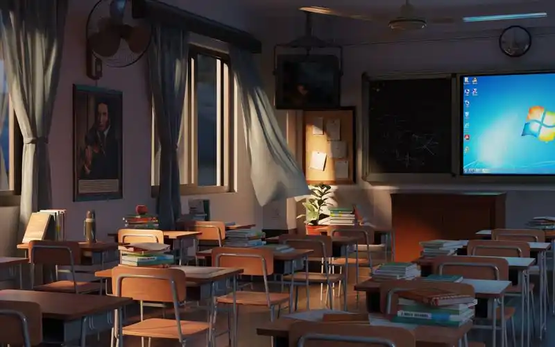 毕业季,用3d还原高中时期的教室场景