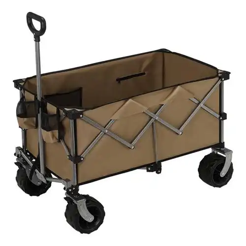 bavay露营车加大款户外小拉车野营可折叠手推车桌板野餐营地拖车