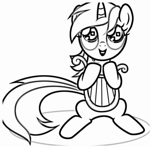 小马宝莉涂色画2