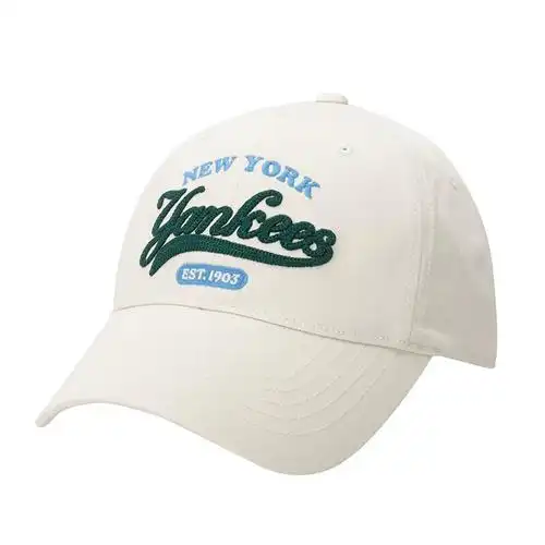 24新款mlb情侣棒球帽男女ny复古学院风运动休闲鸭舌帽3acpvl24n