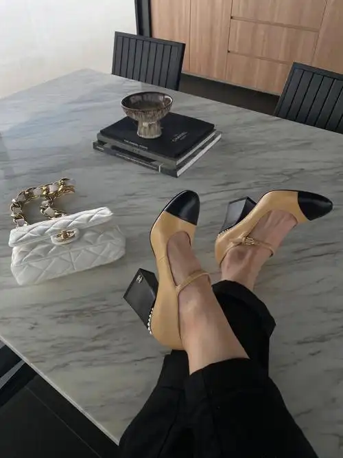 香奈儿chanel22a新珍珠高跟鞋最爱新品