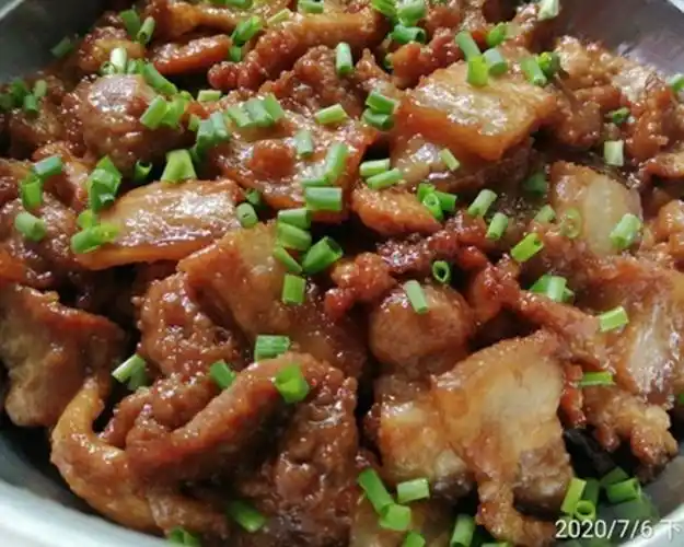 豆角干蒸猪肉成品图