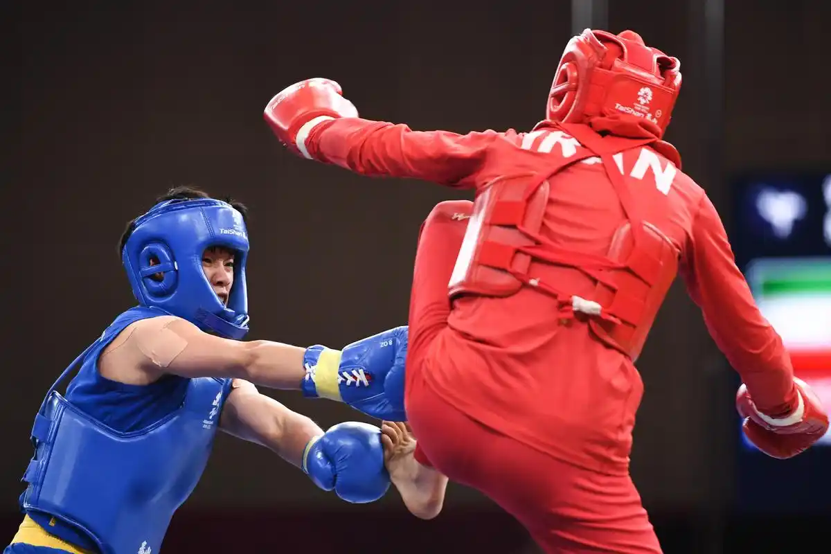 武术——女子散打60公斤以下级:蔡颖颖夺冠(4)