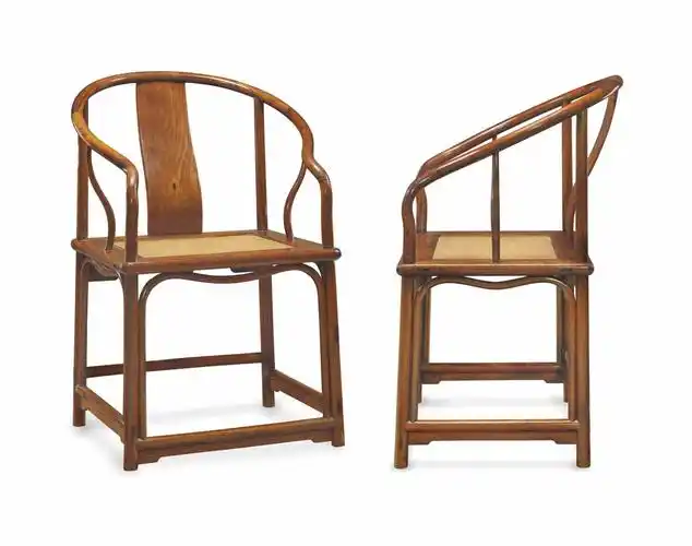 文人书房搭配上雅致的安思远旧藏款藤条牙子圈椅