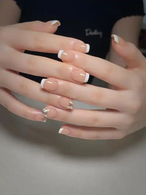 裸透法式美甲适合所有集美的款式