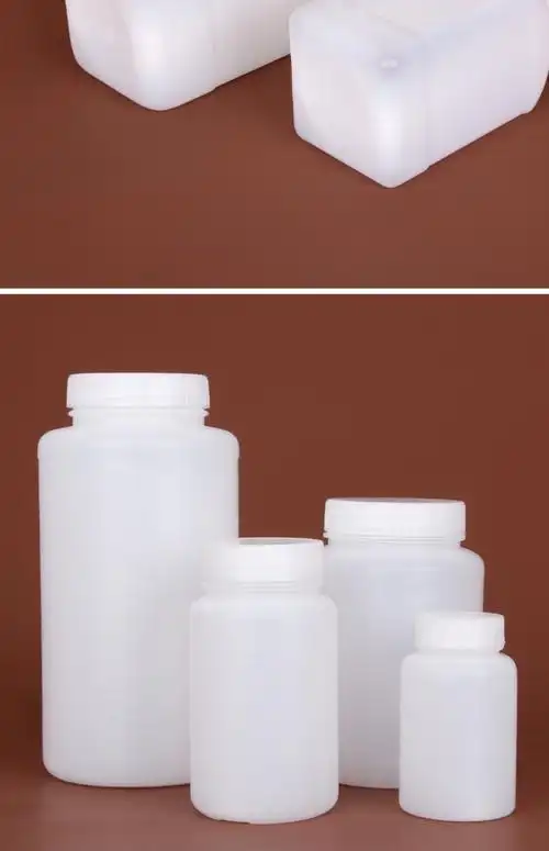 250 500 1000ml毫升克分装塑料瓶广口试剂瓶带刻度大口分装瓶密封