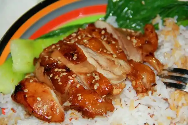 照烧鸡扒饭