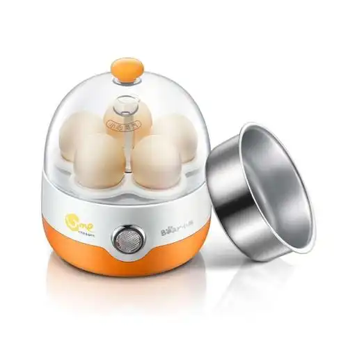 小熊(bear) 煮蛋器 zdq-2201 一次可蒸5个蛋 食品级不锈钢蒸碗 ptc
