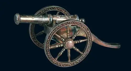 1764 西洋炮车摆件