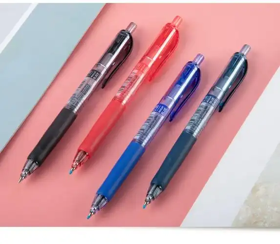 日本uni三菱按动中性笔umn138学生商务办公用水笔高颜值潮流签字笔0