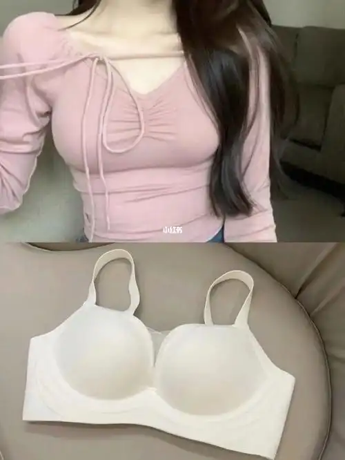 无钢圈舒适度绝绝子! 不压胸不跑杯,搭配紧身扁平胸变辣妹! !几十
