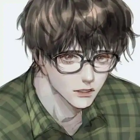 头像眼镜控漫风男头