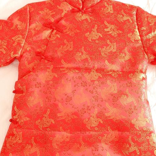 夹棉凤凰大襟缎袄中式复古手工中国风民族加棉唐装高档喜庆婚庆