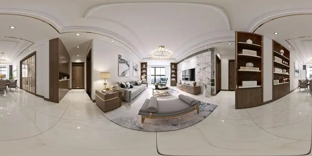3d全景客厅模型,全景客厅3d模型下载_学哟网
