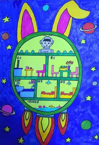 二(1)班    陈芷晴   《智能家居太空飞船》 指导老师:邹敏