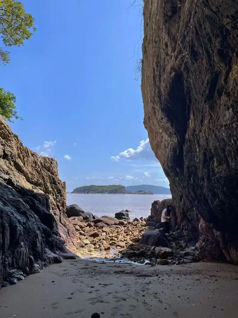 象山县·鹤浦大沙沙滩61摩旅路线 关于两个人去海边玩了两天一夜