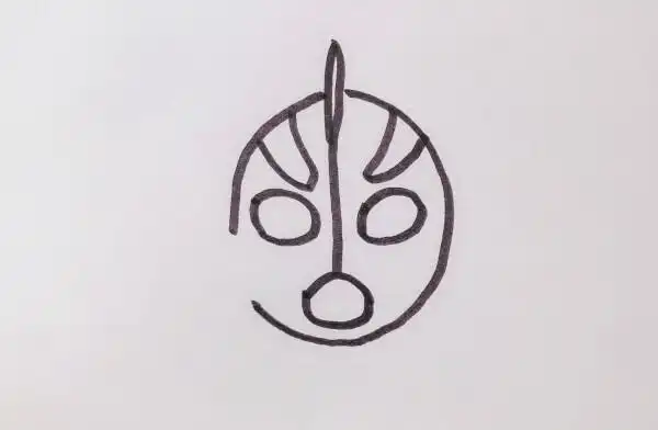 银河奥特曼简笔画奥特曼怎么画步骤