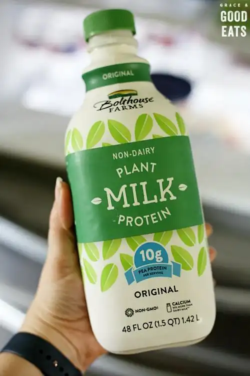 bottle of bolthouse farms plant milk protein