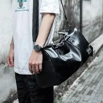 爱华仕(oiwas)旅行包男手提大容量短途出差行李包袋健身干湿分离单肩