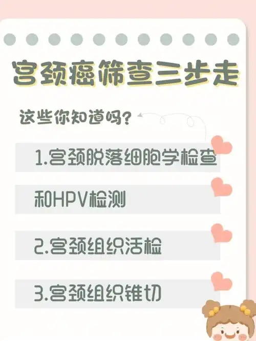 重庆九价宫颈癌筛查三步骤