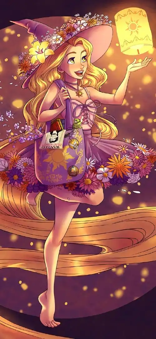 迪士尼高清手绘插画手机壁纸