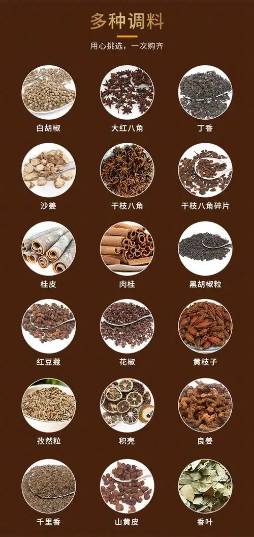 【50克】香料大全八角白蔻三奈草果砂仁排草卤肉火锅底料卤菜料