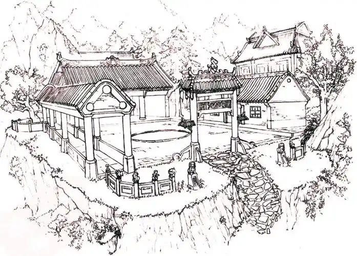 建筑手绘|古风景观建筑线稿收集