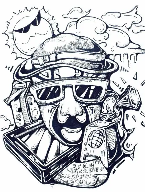 清美艺考师生创意速写微展