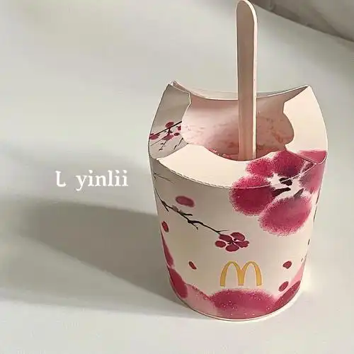 红豆双皮奶麦旋风跟红豆味的旺仔牛奶糖味道一模一样#麦当劳新品 #ins