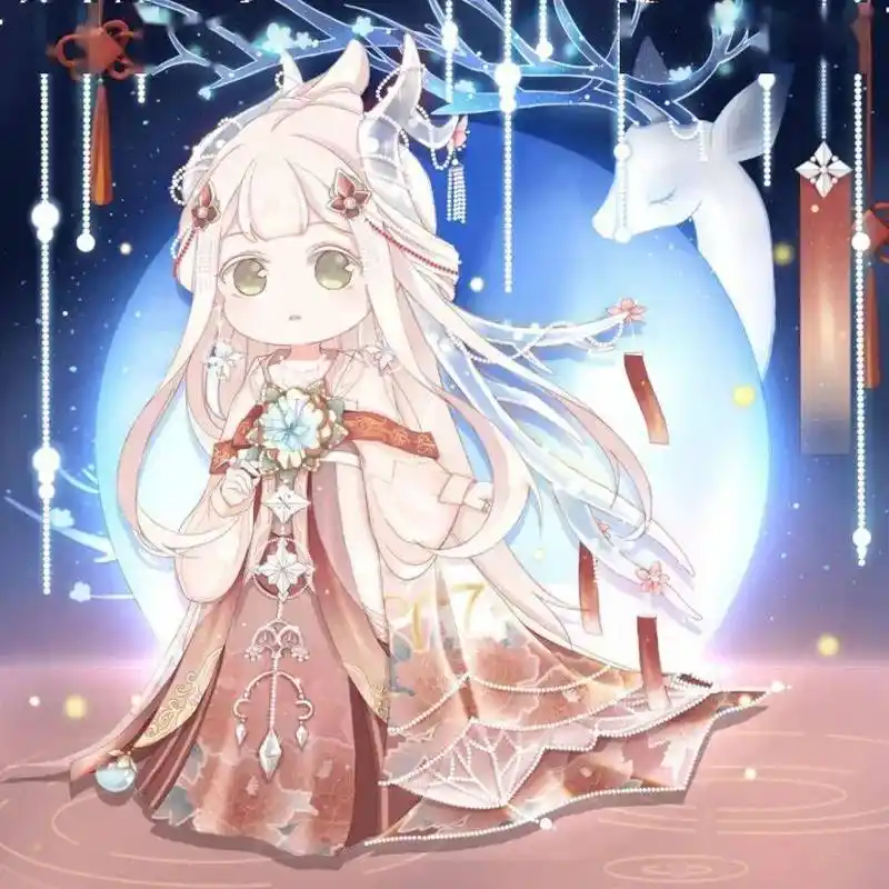 马克笔手绘q版古风可爱q版动漫人物