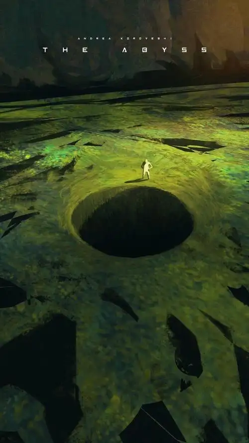 theabyss阿尔巴尼亚插画师andreakoroveshi作品深渊