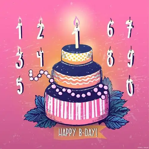 祝你生日快乐,像我这么强大的人才能和你做朋友!