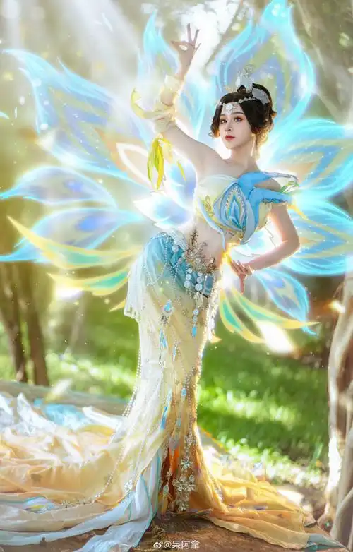 甄姬新皮肤至美化雀舞##甄姬孔雀公主