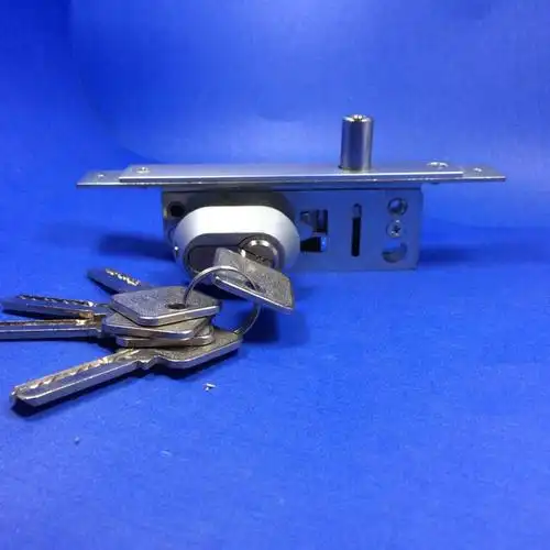 专业生产铝合金门锁系列 hy-201a 铝合金面地弹簧门锁