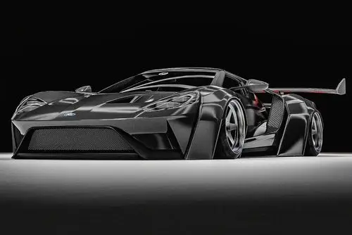 福特ford gt black knight,这枚黑色的野兽感觉如何?