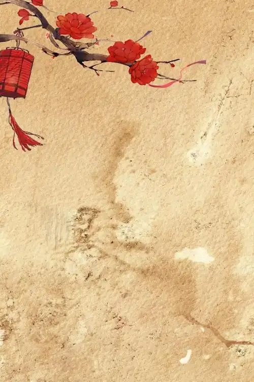 宣纸做旧古风简约大气背景