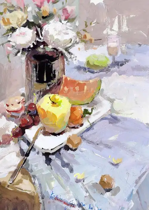 静待东风———18美术班水粉静物作业