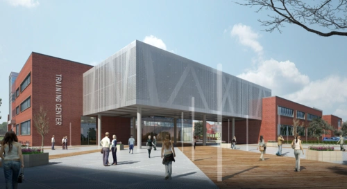 [山东]威海市职业中等专业学校建筑设计方案文本3