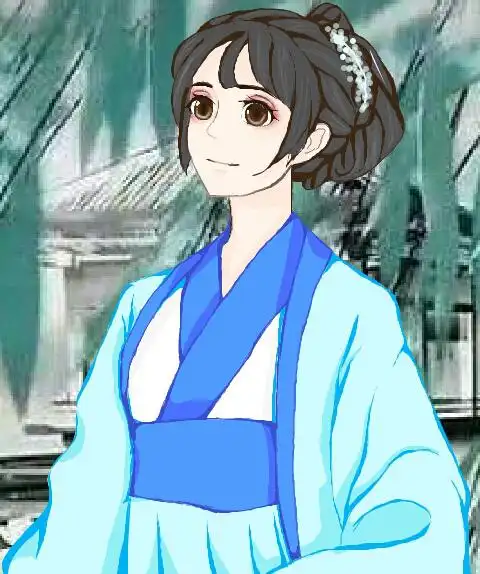 内心的蓝夫人,背景是随便找了一张插进去的