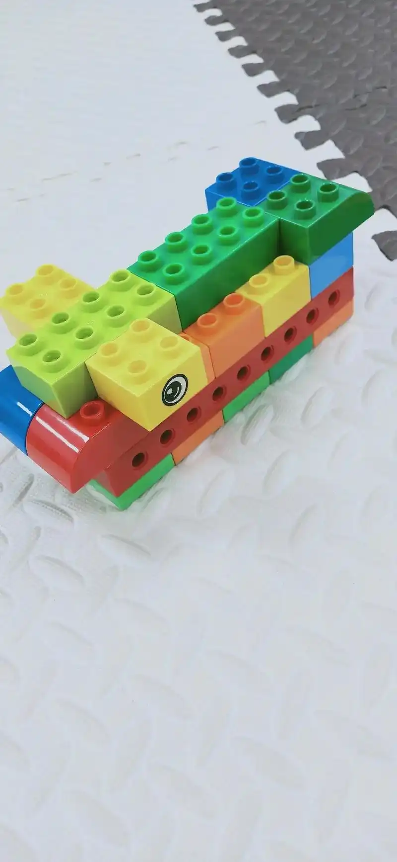 乐高大颗粒作品 四岁 五岁  六岁  青蛙  小鱼  风车房 - 抖音