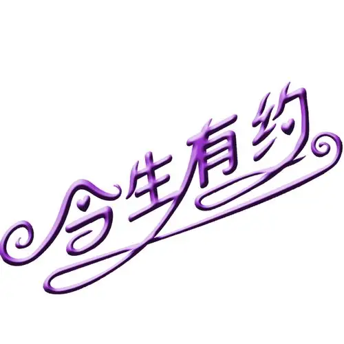 今生有约艺术字