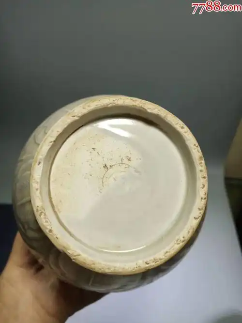 宋代定窑白釉刻花执壶-单色白瓷-7788瓷器