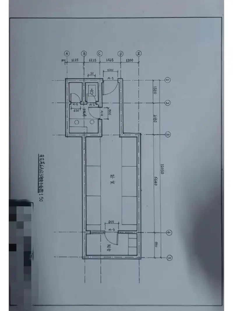 手绘宿舍平面图  宿舍平面图