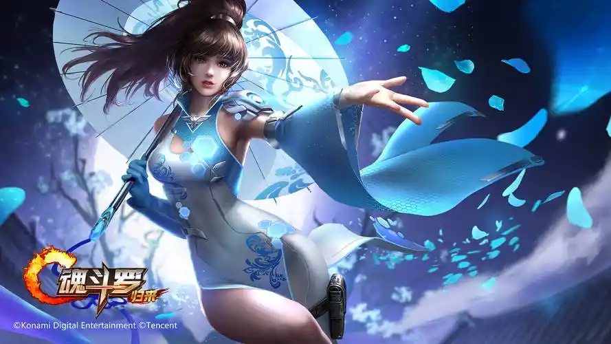 《魂斗罗:归来》游戏美女桌面壁纸