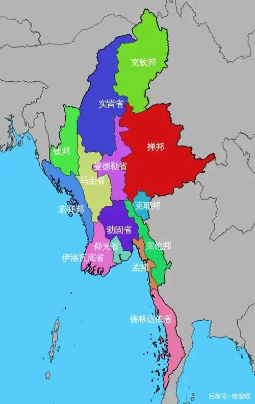 缅甸的这三个邦贫富差距很大 其中两个是沿海地区