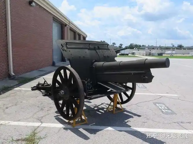 一战德国105毫米与150毫米口径的重炮