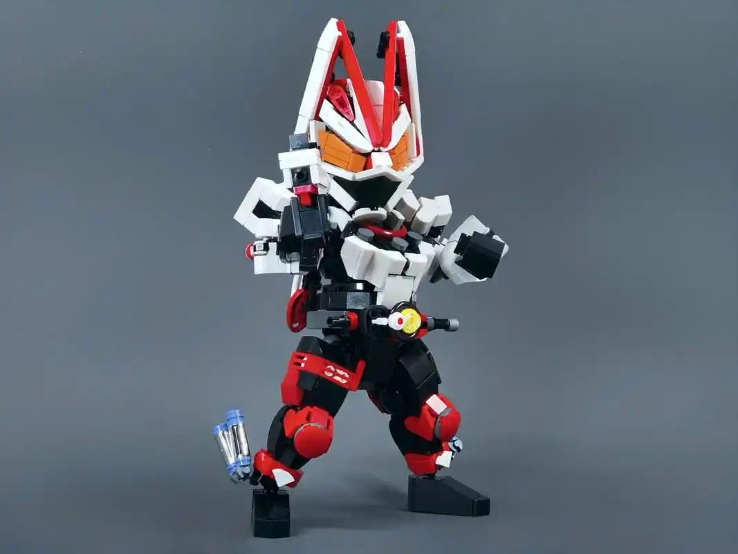 【积木作品】q版 假面骑士 极狐 极狐目前来看还是很精彩的 所以就moc